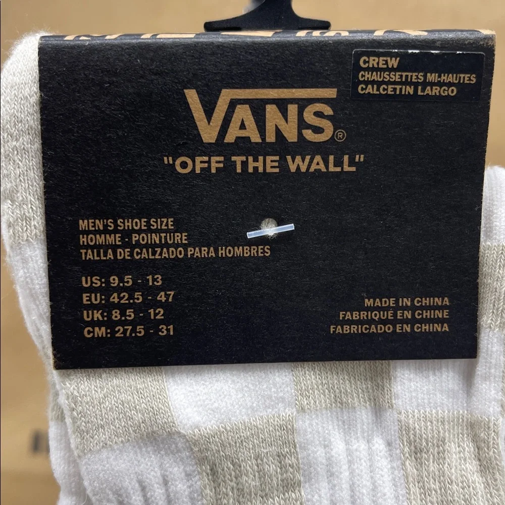 VANS "Off The Wall" Crew socks Checkerboard 
Vans socks (1 pair) - Picture 2 of 16